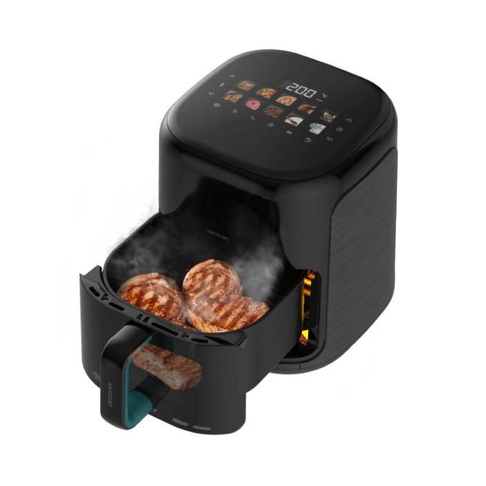 Cecotec Cecofry&Grill Smokin'Prime 4500 Sencillo 4 L Independiente 1900 W Freidora de aire caliente Negro — imagen 2 de 28