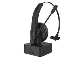 Celly SWHEADSETMONO Auriculares Inalámbrico Diadema Oficina/Centro de llamadas Bluetooth Base de carga Negro