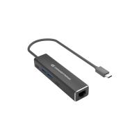 Conceptronic ABBY14B base para portátil y replicador de puertos Alámbrico USB 3.2 Gen 1 (3.1 Gen 1) Type-C Gris