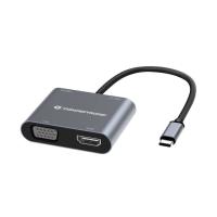 Conceptronic DONN16G Alámbrico USB 3.2 Gen 1 (3.1 Gen 1) Type-C Gris