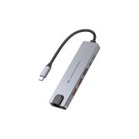 Conceptronic DONN29G base para portátil y replicador de puertos Alámbrico USB 3.2 Gen 2 (3.1 Gen 2) Type-C Gris