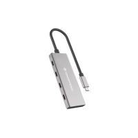 Conceptronic HUBBIES16G hub de interfaz USB 3.2 Gen 2 (3.1 Gen 2) Type-C 10000 Mbit/s Gris