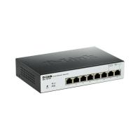 D-Link DGS-1100-08P switch Gestionado L2 Gigabit Ethernet (10/100/1000) Energía sobre Ethernet (PoE) Negro