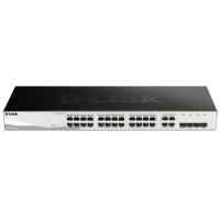 D-Link DGS-1210-24 switch Gestionado L2 Gigabit Ethernet (10/100/1000) 1U Negro