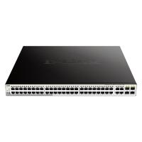D-Link DGS-1210-52MP switch Gestionado L2 Gigabit Ethernet (10/100/1000) 1U Negro
