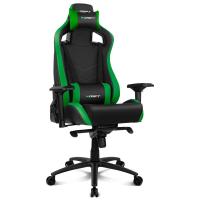 DRIFT DR500 Silla para videojuegos de PC Asiento acolchado tapizado Negro, Verde