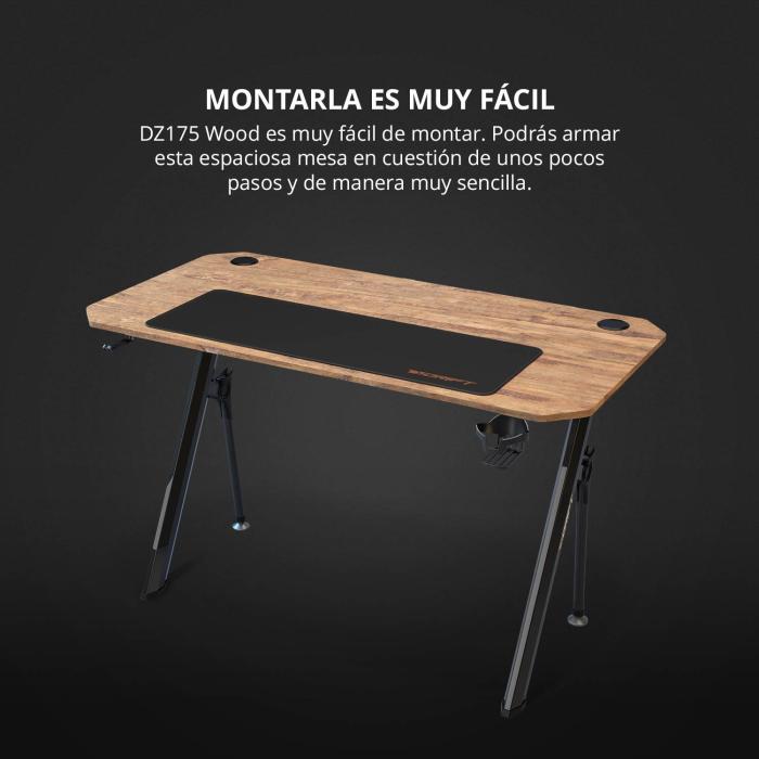 DRIFT DZ175 - MESA GAMING Avanzado MADERA — imagen 12 de 24