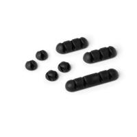 Durable Cavoline Clip Mix Escritorio Soporte para cables Negro