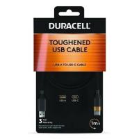 Duracell DRU5011A cable USB 1 m USB A USB C Negro, ver imagen 2 de 4