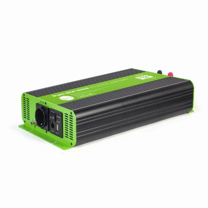 EnerGenie EG-PWC-PS2000-01 adaptador e inversor de corriente Auto 2000 W Negro, Verde — imagen 4 de 8