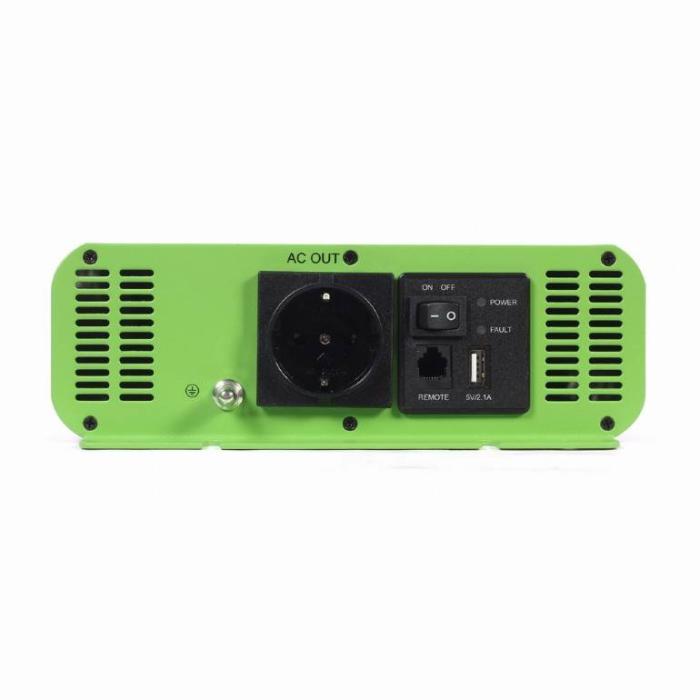 EnerGenie EG-PWC-PS2000-01 adaptador e inversor de corriente Auto 2000 W Negro, Verde — imagen 5 de 8