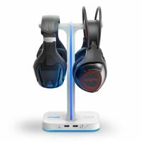 Energy Sistem Gaming Headset Stand ESG S3 DUO Soporte activo para teléfono móvil Auriculares, Teléfono móvil/smartphone Blanco