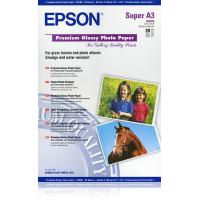 Epson Premium Glossy Photo Paper, DIN A3+, 250 g/m², 20 hojas