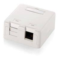 Equip 125122 Blanco caja de tomacorriente