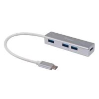 Equip 128958 hub de interfaz USB 3.2 Gen 1 (3.1 Gen 1) Type-C 5000 Mbit/s Plata