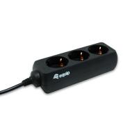 Equip 333280 base múltiple 1,1 m 3 salidas AC Negro