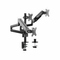 Equip Soporte de sobremesa para monitor triple de 17''-27