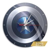 ERT Group Reloj de Pared Brillo Capitán América 001 Marvel Azul