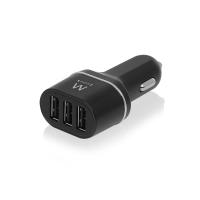 Ewent EW1202 cargador de dispositivo móvil Universal Negro Encendedor de cigarrillos Auto