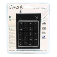 Ewent EW3102 teclado numérico PC/servidor USB Negro