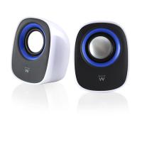 Ewent EW3513 altavoz De 1 vía Negro, Azul, Blanco Alámbrico 5 W