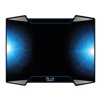 Ewent PL3340 alfombrilla para ratón Alfombrilla de ratón para juegos Negro, Azul, Plata