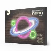 Forever Light Neon PLEXI LED PLANET multicolor FPNE05X Figura iluminada decorativa, ver imagen 3 de 6