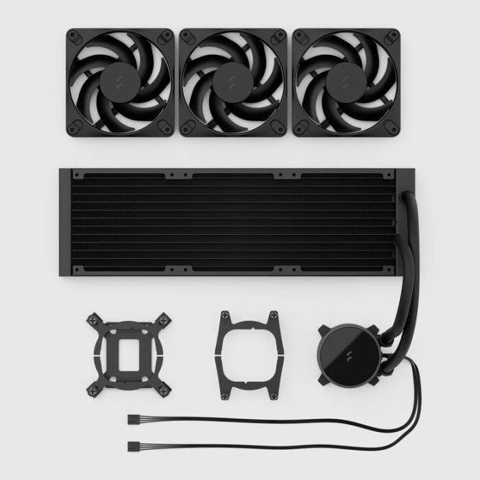 Fractal Design Radius 360 Black Procesador Sistema de refrigeración líquida todo en uno 12 cm Negro 1 pieza(s) — imagen 10 de 10