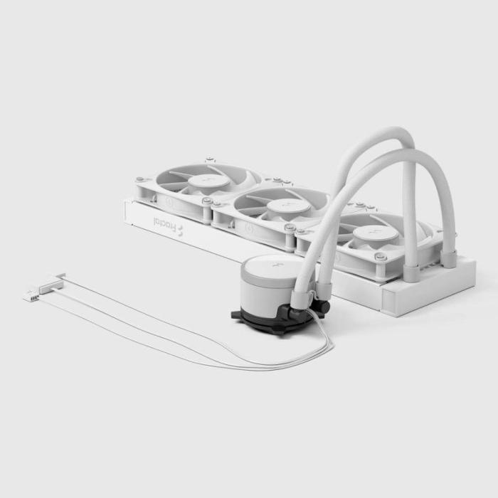 Fractal Design Radius 360 RGB White Procesador Sistema de refrigeración líquida todo en uno 12 cm Blanco 1 pieza(s) — imagen 4 de 14