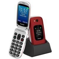 Funker E350 Max Audio 3 Plus 4G – Teléfono con tapa – Rojo