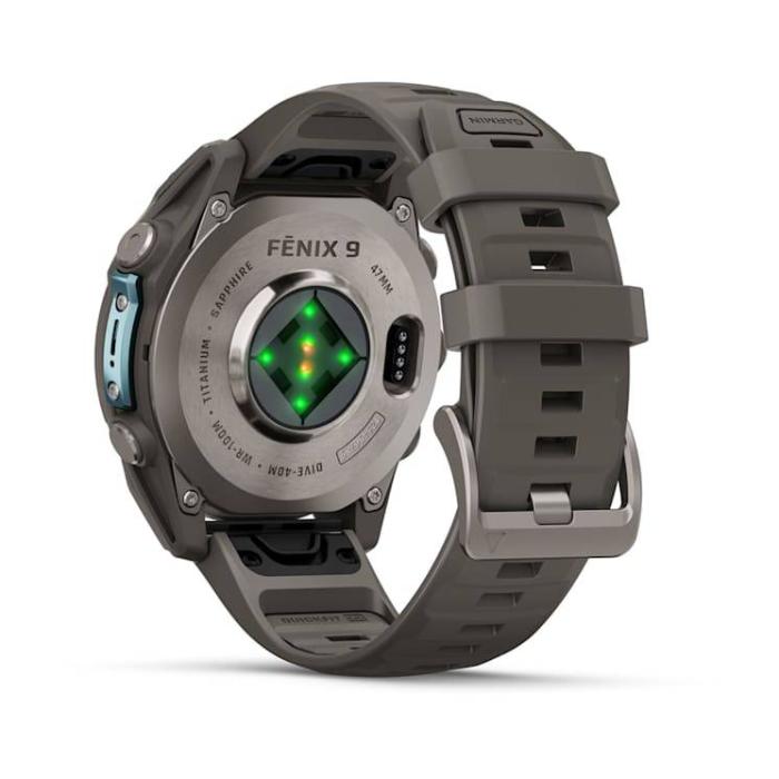 Garmin fēnix 9 3,56 cm (1.4'') AMOLED 47 mm Digital 454 x 454 Pixeles Pantalla táctil Titanio Wifi GPS (satélite) — imagen 12 de 26