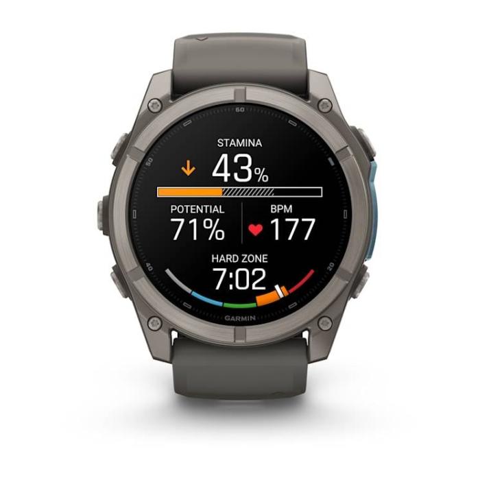 Garmin fēnix 9 3,56 cm (1.4'') AMOLED 51 mm Digital 454 x 454 Pixeles Pantalla táctil Titanio Wifi GPS (satélite) — imagen 4 de 26