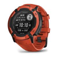 Garmin Instinct 2X Solar 2,79 cm (1.1'') MIP 50 mm Digital 176 x 176 Pixeles Pantalla táctil Rojo GPS (satélite)