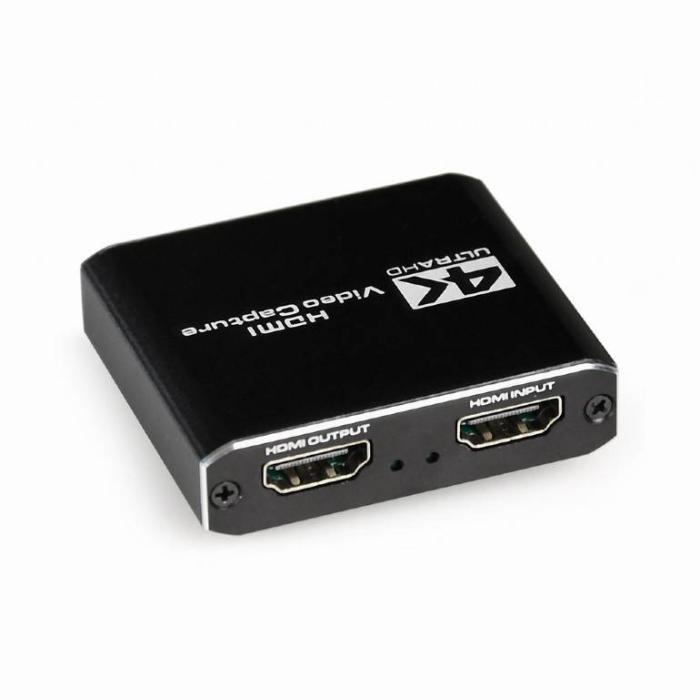 Gembird Grabadora USB de HDMI 4K, pass-through HDMI