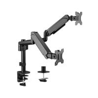 Gembird MA-DA2P-01 soporte para monitor 81,3 cm (32'') Escritorio Negro