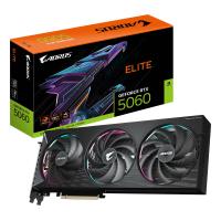 GIGABYTE AORUS GeForce RTX 5060 ELITE 8G Tarjeta Gráfica - 8GB GDDR7, 128bit, PCI-E 5.0, 2722 MHz Frecuencia del núcleo, 3 x DisplayPort, 1 x HDMI, GV-N5060AORUS E-8GD