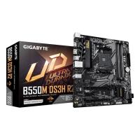 GIGABYTE B550M DS3H R2 Placa base - Procesadores AMD Ryzen 5000, VRM de 5+3 fases, hasta 4733 MHz DDR4 (O.C.), 1x M.2 PCIe 4.0 + 1x M.2 PCIe 3.0, LAN 1 GbE, USB 3.2 Gen 1