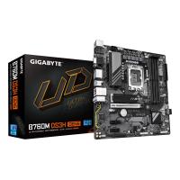 GIGABYTE B760M DS3H GEN5 Placa Base – Compatible con CPUs Intel Core 14ª generación, VRM digital de 6+2+1 fases, hasta 5600 MHz DDR5, 2 x M.2 PCIe 4.0, LAN 2.5GbE, USB 3.2 Gen2