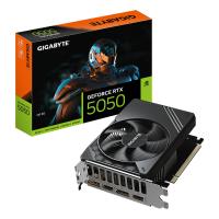 GIGABYTE GeForce RTX 5050 D6 8G Tarjeta Gráfica - 8GB GDDR6, 128bit, PCI-E 5.0, 2572MHz Frecuencia del núcleo, 2 x DP, 2 x HDMI, NVIDIA DLSS 4, GV-N5050D6-8GD