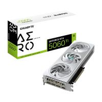 GIGABYTE GeForce RTX 5060 Ti AERO OC 8G Tarjeta Gráfica – 8 GB GDDR7, 128 bits, PCI-E 5.0, 2647 MHz Frecuencia del núcleo, 3 x DisplayPort, 1 x HDMI, GV-N506TAERO OC-8GD