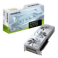 GIGABYTE GeForce RTX 5070 EAGLE OC ICE SFF 12G Tarjeta Gráfica - 12GB GDDR7, 192 bits, PCI-E 5.0, 2587 MHz Core Clock, 3 x DP 2.1a, 1 x HDMI 2.1b, NVIDIA DLSS 4, GV-N5070EAGLEOC ICE-12GD
