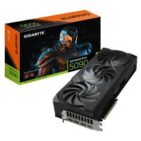 GIGABYTE GeForce RTX 5090 WINDFORCE OC 32G Tarjeta Gráfica - 32GB GDDR7, 512 bits, PCI-E 5.0, 2467MHz Frecuencia Base, 3 x DP 2.1a, 1 x HDMI 2.1b, NVIDIA DLSS 4, GV-N5090WF3OC-32GD