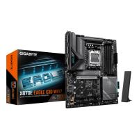 GIGABYTE X870E EAGLE X3D WIFI7 Placa Base – Compatible con CPUs AMD Ryzen 9000, VRM digital de 14+2+2 fases, hasta 9000 Hz DDR5 (OC), 1× PCIe 5.0 + 3× PCIe 4.0, Wi-Fi 7, LAN 5 GbE, USB 4