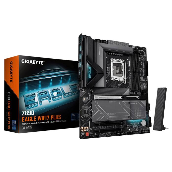 GIGABYTE Z890 EAGLE WIFI7 PLUS Placa Base – Compatible con procesadores Intel Core Ultra (Serie 2), VRM de 14+1+2 fases — imagen 6 de 10