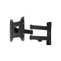 Hama | Soporte de Pared para televisores de 19 a 48'', 2 brazos, Giratorio 180°, inclinable +5°/-12°, para televisores de hasta 20kg, VESA 200 x 200, Extensible, Color Negro