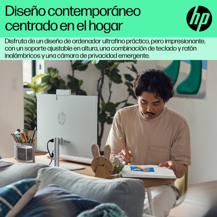 HP 24-cr0014ns Intel® Celeron® N100 60,5 cm (23.8'') 1920 x 1080 Pixeles PC todo en uno 8 GB DDR4-SDRAM 512 GB SSD FreeDOS — imagen 24 de 36