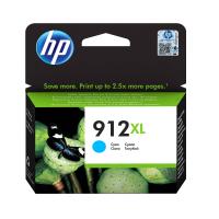 HP Cartucho de tinta Original 912XL cian de alta capacidad