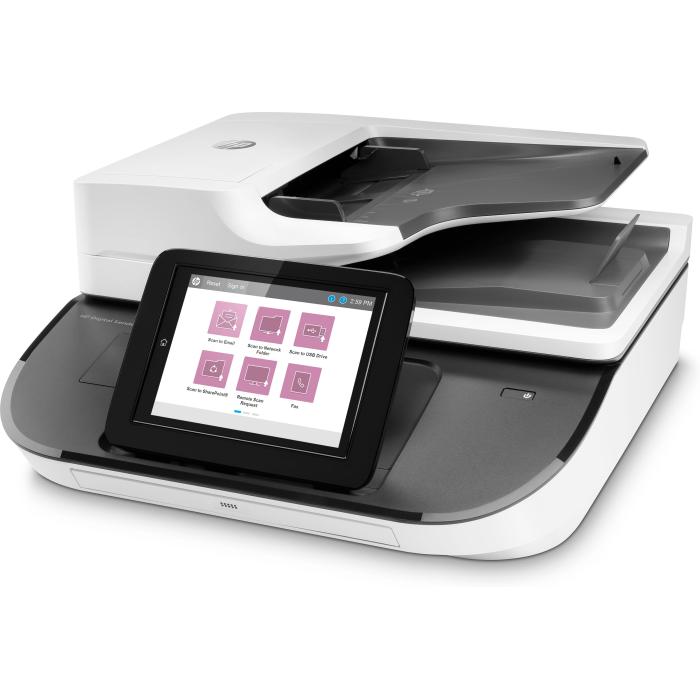 HP Flow 8500 fn2 Escáner de superficie plana y alimentador automático de documentos (ADF) — imagen 3 de 14