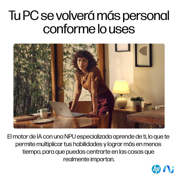 HP OmniBook X 14-fe0006ns Copilot+ PC Snapdragon X1E-78-100 Portátil 35,6 cm (14'') Pantalla táctil 2.2K 16 GB LPDDR5x-SDRAM — imagen 42 de 56