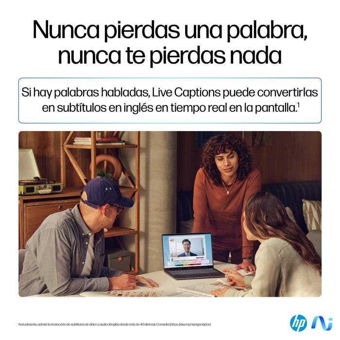 HP OmniBook X 14-fe0006ns Copilot+ PC Snapdragon X1E-78-100 Portátil 35,6 cm (14'') Pantalla táctil 2.2K 16 GB LPDDR5x-SDRAM — imagen 17 de 56